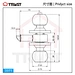 cylindrical knob lock